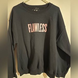 Beyoncé official crew neck. Black with pink flawless logo from her concert